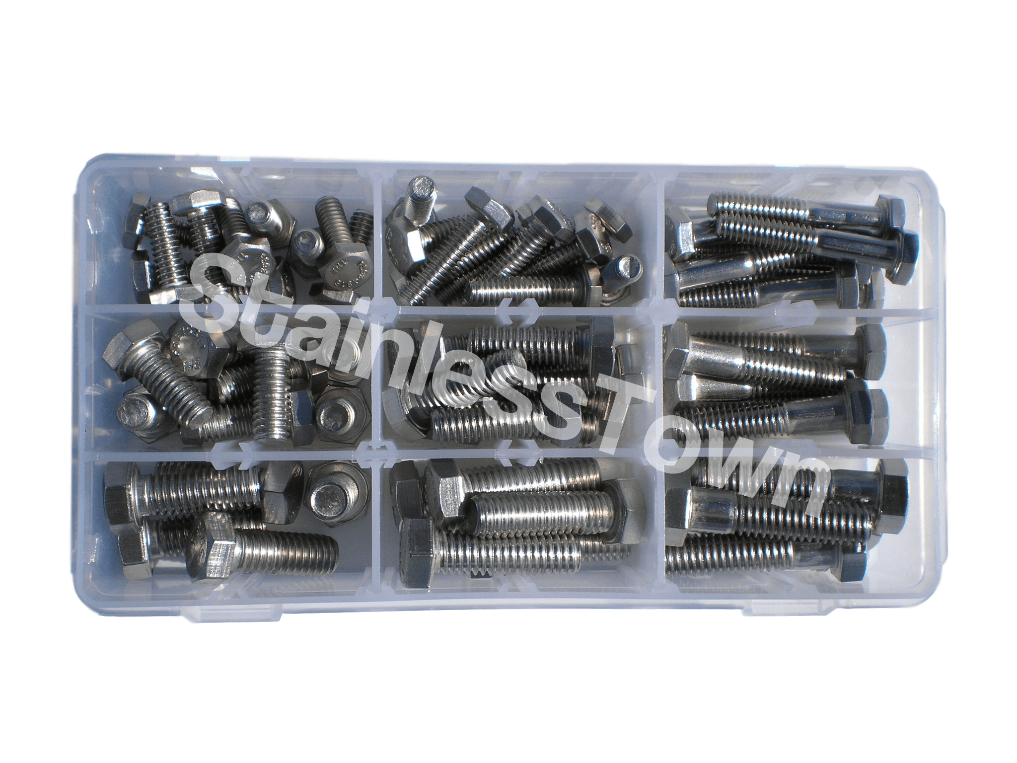 Type 316 Stainless Hex Head Bolt Kit TYPE 316 MARINE GRADE STAINLESS